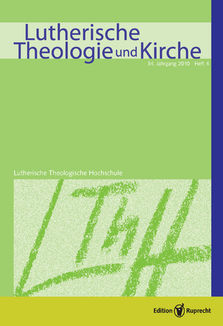 Lutherische Theologie und Kirche - Achim Behrens; Gilberto da Silva; Peter Matthias Kiehl et al. (Hrsg.)