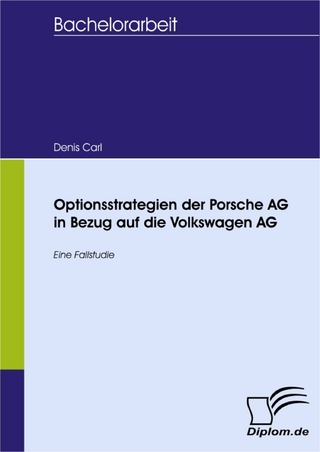Optionsstrategien der Porsche AG in Bezug auf die Volkswagen AG - Denis Carl