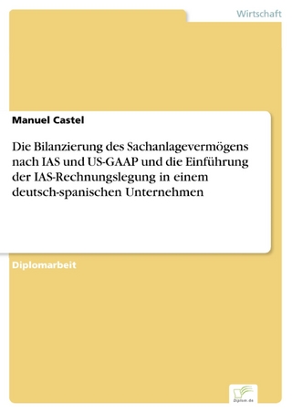 Die Bilanzierung des Sachanlagevermögens nach IAS und US-GAAP und die Einführung der IAS-Rechnungslegung in einem deutsch-spanischen Unternehmen - Manuel Castel