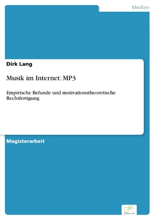 Musik im Internet: MP3 - Dirk Lang