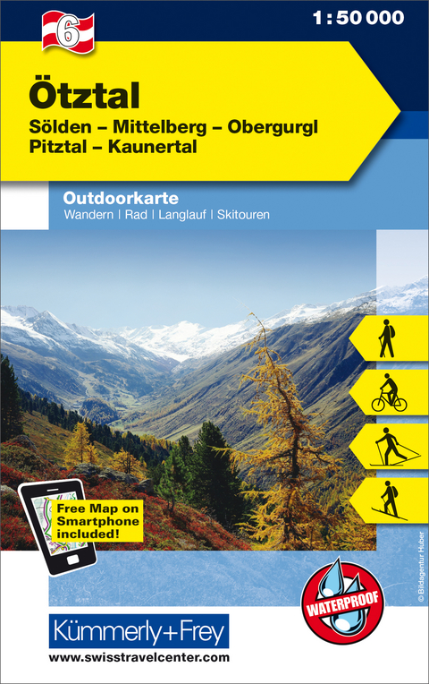 Ötztal Nr. 06 Outdoorkarte Österreich 1:50 000