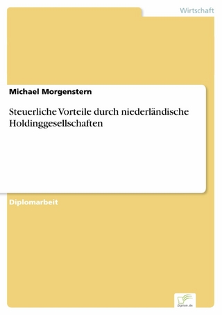 Steuerliche Vorteile durch niederländische Holdinggesellschaften - Michael Morgenstern