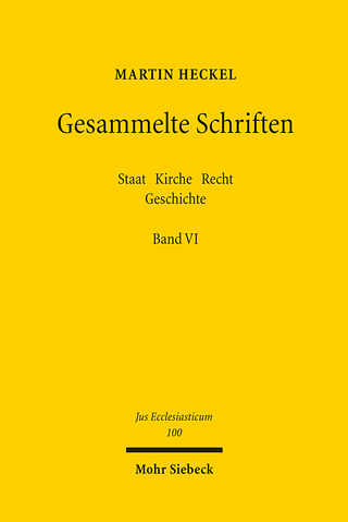 Gesammelte Schriften - Martin Heckel