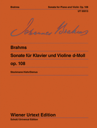 Sonate d-Moll - Johannes Brahms; Bernhard Stockmann