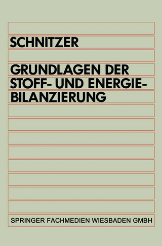 Grundlagen der Stoff- und Energiebilanzierung - Hans Schnitzer