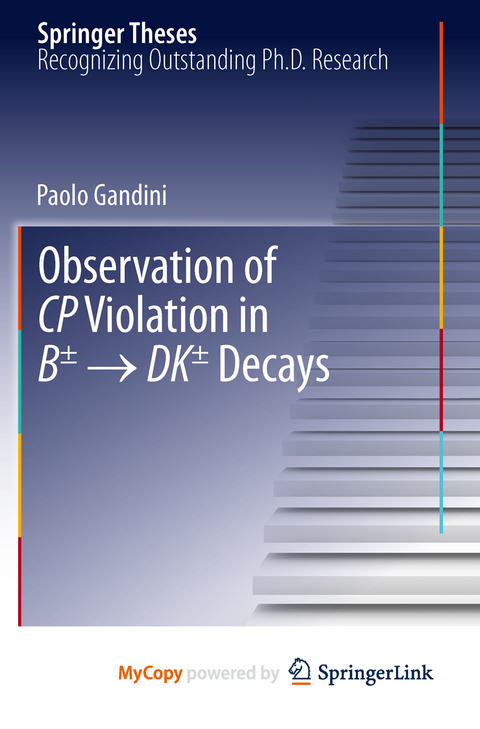 Observation of CP Violation in B± → DK± Decays - Paolo Gandini