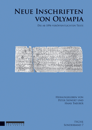 Neue Inschriften von Olympia - Peter Siewert