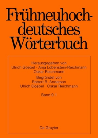 Frühneuhochdeutsches Wörterbuch / l - maszeug - Anja Lobenstein-Reichmann; Oskar Reichmann