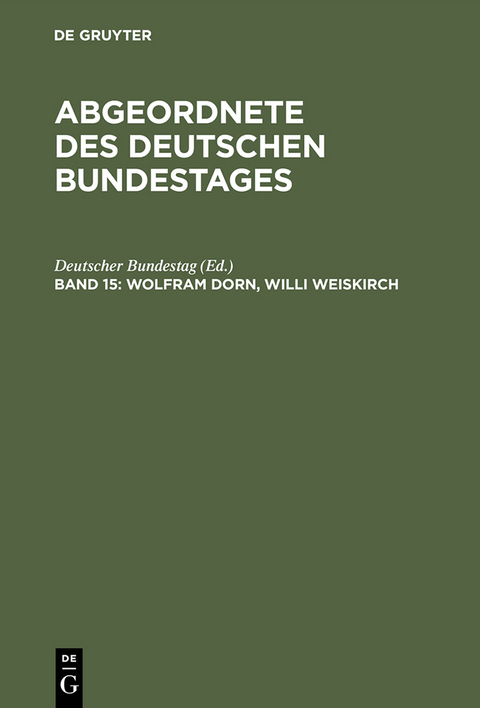 Wolfram Dorn, Willi Weiskirch - 