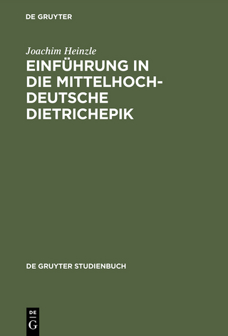Einführung in die mittelhochdeutsche Dietrichepik - Joachim Heinzle