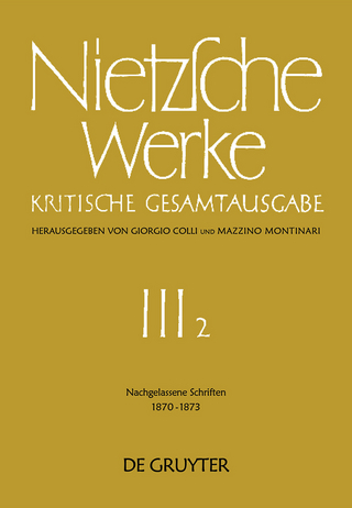 Nachgelassene Schriften 1870 - 1873 - Giorgio Colli; Friedrich Nietzsche; Mazzino Montinari