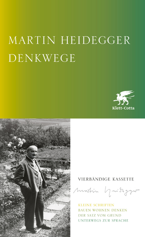 Denkwege. Ausgabe in vier Bänden - Martin Heidegger