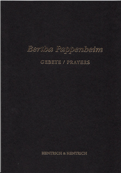 Gebete /Prayers - Bertha Pappenheim