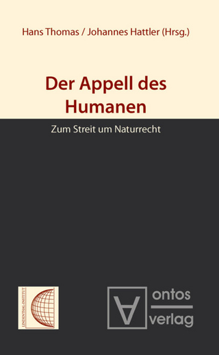 Der Appell des Humanen - Hans Thomas; Johannes Hattler