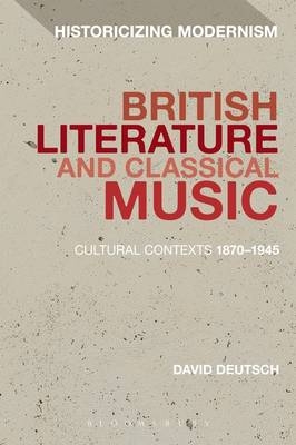 British Literature and Classical Music - USA) Deutsch Dr David (University of Alabama
