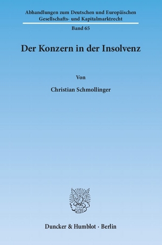 Der Konzern in der Insolvenz. - Christian Schmollinger