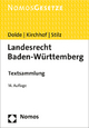 Landesrecht Baden-Württemberg: Textsammlung - Rechtsstand: 1. Februar 2018