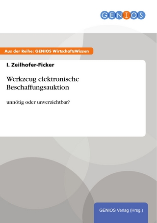 Werkzeug elektronische Beschaffungsauktion - I. Zeilhofer-Ficker
