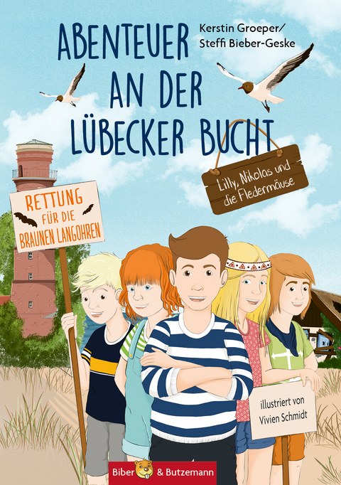 Abenteuer an der Lübecker Bucht - Lilly, Nikolas und die Fledermäuse - Kerstin Groeper, Steffi Bieber-Geske
