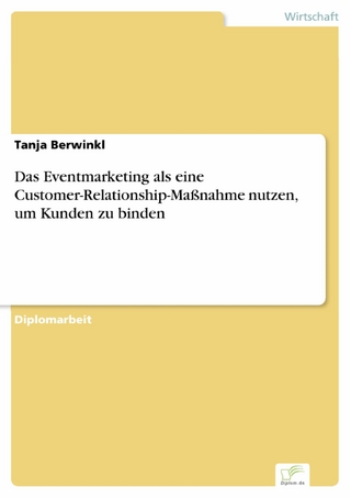 Das Eventmarketing als eine Customer-Relationship-Maßnahme nutzen, um Kunden zu binden - Tanja Berwinkl
