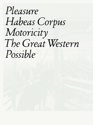 Pleasure, Habeas Corpus, Motoricity - Robert Estermann