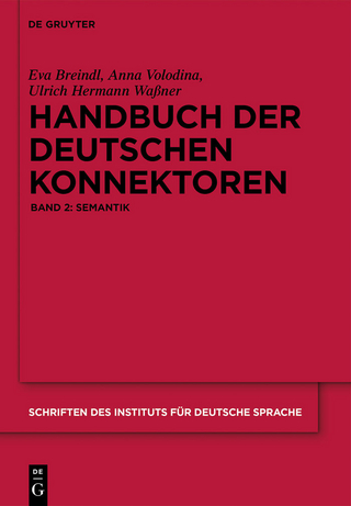 Handbuch der deutschen Konnektoren 2 - Eva Breindl; Anna Volodina; Ulrich Hermann Waßner