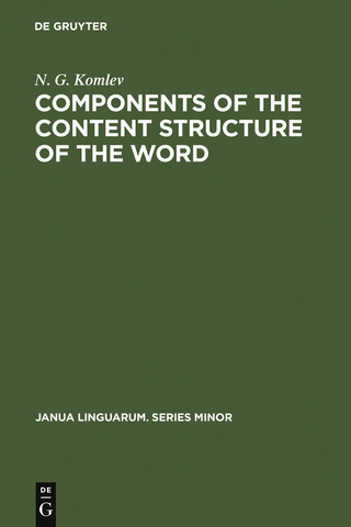 Components of the Content Structure of the Word - N. G. Komlev