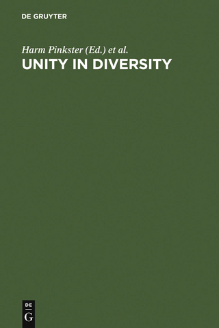 Unity in Diversity - Harm Pinkster; Inge Genee