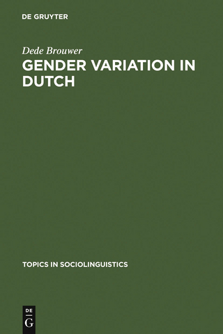 Gender Variation in Dutch - Dede Brouwer