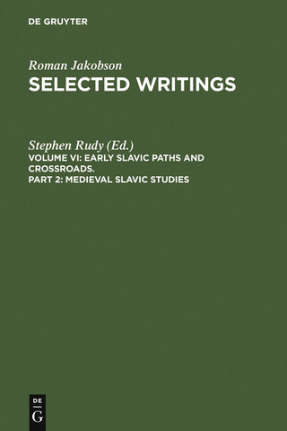 Medieval Slavic Studies - Stephen Rudy; Roman Jakobson
