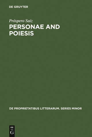 Personae and Poiesis - Próspero Saíz