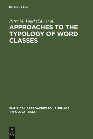 Approaches to the Typology of Word Classes - Petra M. Vogel; Bernard Comrie