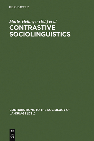 Contrastive Sociolinguistics - Marlis Hellinger; Ulrich Ammon