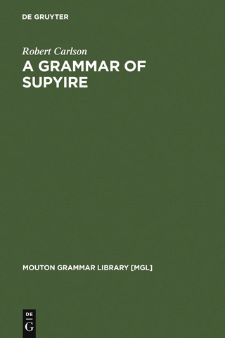 A Grammar of Supyire - Robert Carlson