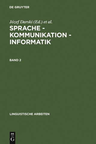Sprache ? Kommunikation ? Informatik. Band 2 - Józef Darski; Zygmunt Vetulani