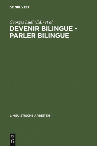 Devenir bilingue - parler bilingue - Georges Lüdi; 1984 Colloque sur le Bilinguisme <2, Neuchâtel>; Université <Neuchâtel>