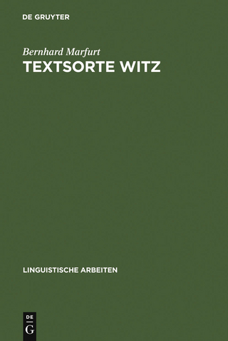 Textsorte Witz - Bernhard Marfurt