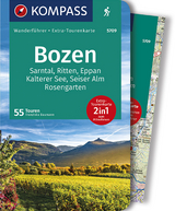 KOMPASS Wanderführer Bozen, Sarntal, Ritten, Eppan, Kalterer See, Seiser Alm, Rosengarten - Franziska Baumann