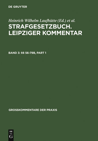 §§ 56-79b - Klaus Geppert; Ernst-Walter Hanack; Ruth Rissing-van Saan; Et Al.