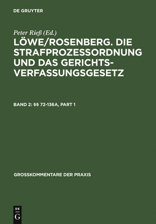 §§ 72-136a - Daniel M. Krause; Gerhard Schäfer; Hans Hilger; Ernst-Walter Hanack