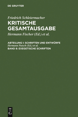 Exegetische Schriften - Hermann Patsch; Dirk Schmid