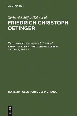 Die Lehrtafel der Prinzessin Antonia - Reinhard Breymayer; Friedrich Häussermann