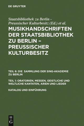 Katalog und Einführung / Catalogue and Introduction