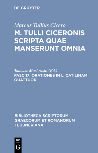 Orationes in L. Catilinam quattuor - Tadeusz Maslowski