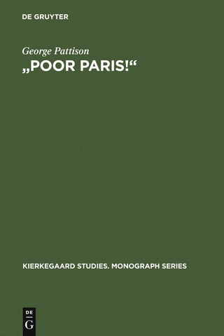 'Poor Paris!' - George Pattison