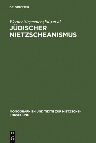 Jüdischer Nietzscheanismus - Werner Stegmaier; Daniel Krochmalnik