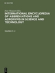 International Encyclopedia of Abbreviations and Acronyms in Science and Technology / Ti ? Z