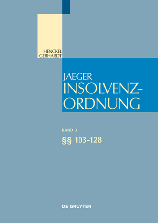 Insolvenzordnung / §§ 103-128 - Richard Giesen; Florian Jacoby