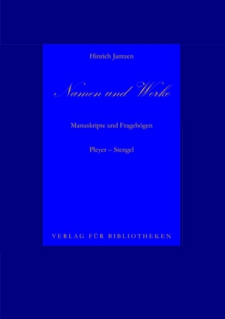 Namen und Werke 11 - Hinrich Jantzen