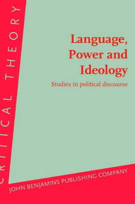 Language, Power and Ideology - Wodak Ruth Wodak